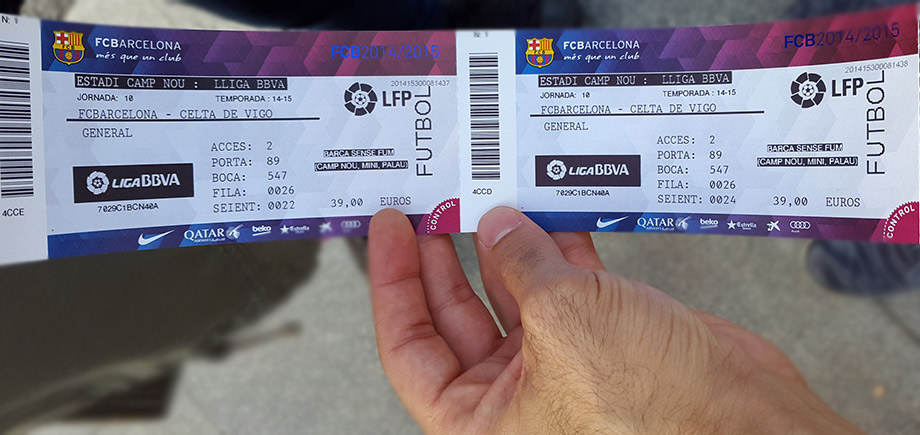 barcelona ticket
